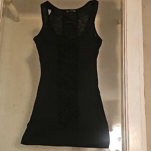 Elegant Black Sleeveless Top Great For Casual Or Dress